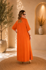 ✨ Robe longue fluide à sequins – Élégance & confort au quotidien ✨