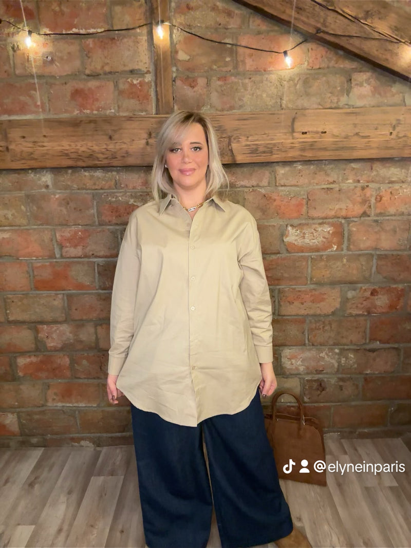 Chemise Oversize Classique – Confort & Élégance