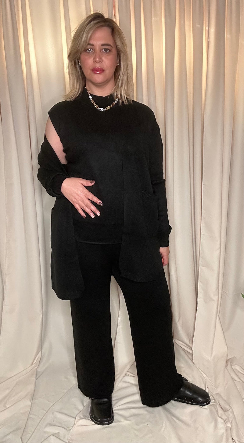 Ensemble 3 Pièces (Débardeur + Gilet + Pantalon )