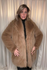 Manteau en fausse fourrure doublé – Chic & Confort