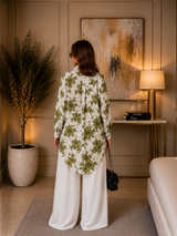 Ensemble chemise Coton broderie anglaise