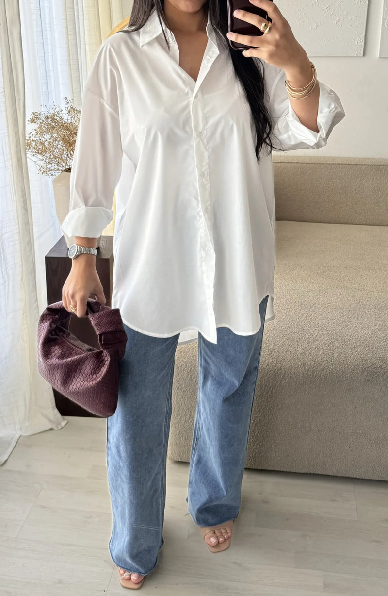 Chemise basique popeline
