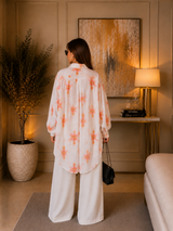 Ensemble chemise Coton broderie anglaise