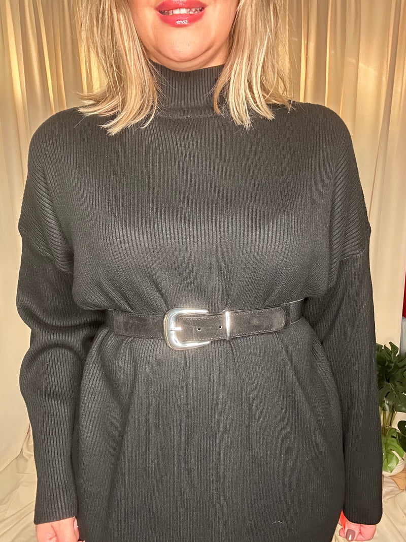 Ensemble Pull et Jupe Longue en Maille