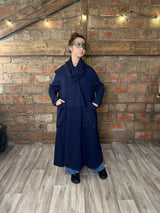 Manteau long en maille