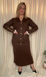 Ensemble Gilet & Jupe Longue Femme