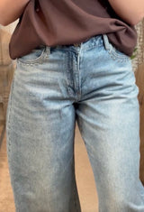 Jean Barrel Taille Haute – Coupe Tendance
