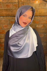 Abaya avec poches latérales & manches perlées