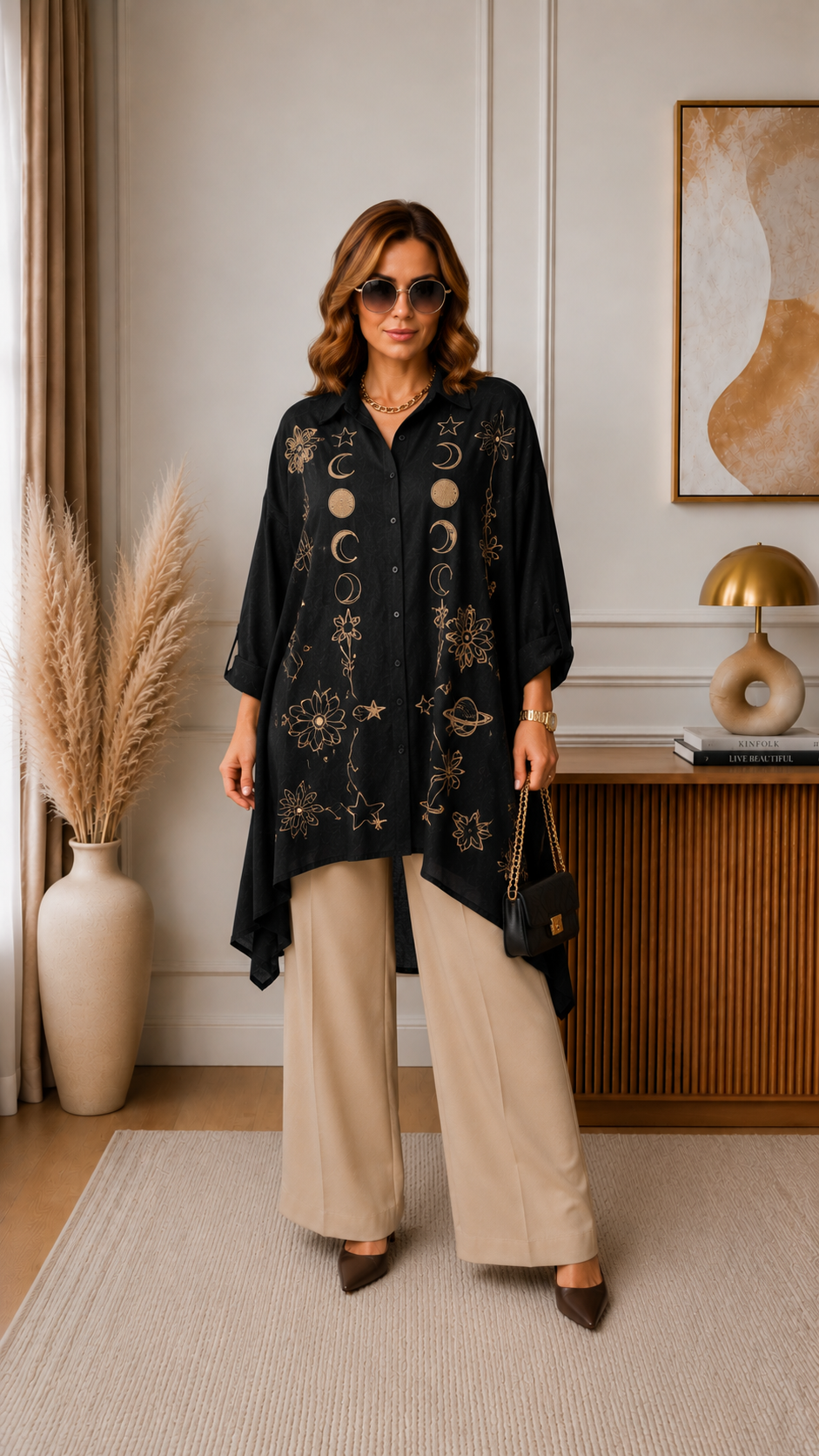 Tunique Bohème Chic Oversize Femme - du 36 au 50