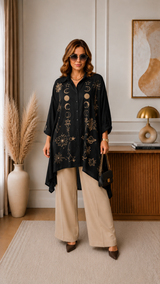 Tunique Bohème Chic Oversize Femme - du 36 au 50
