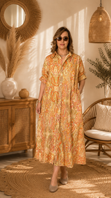 Robe Chemise Oversize - 100% coton