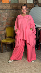 Ensemble fushia