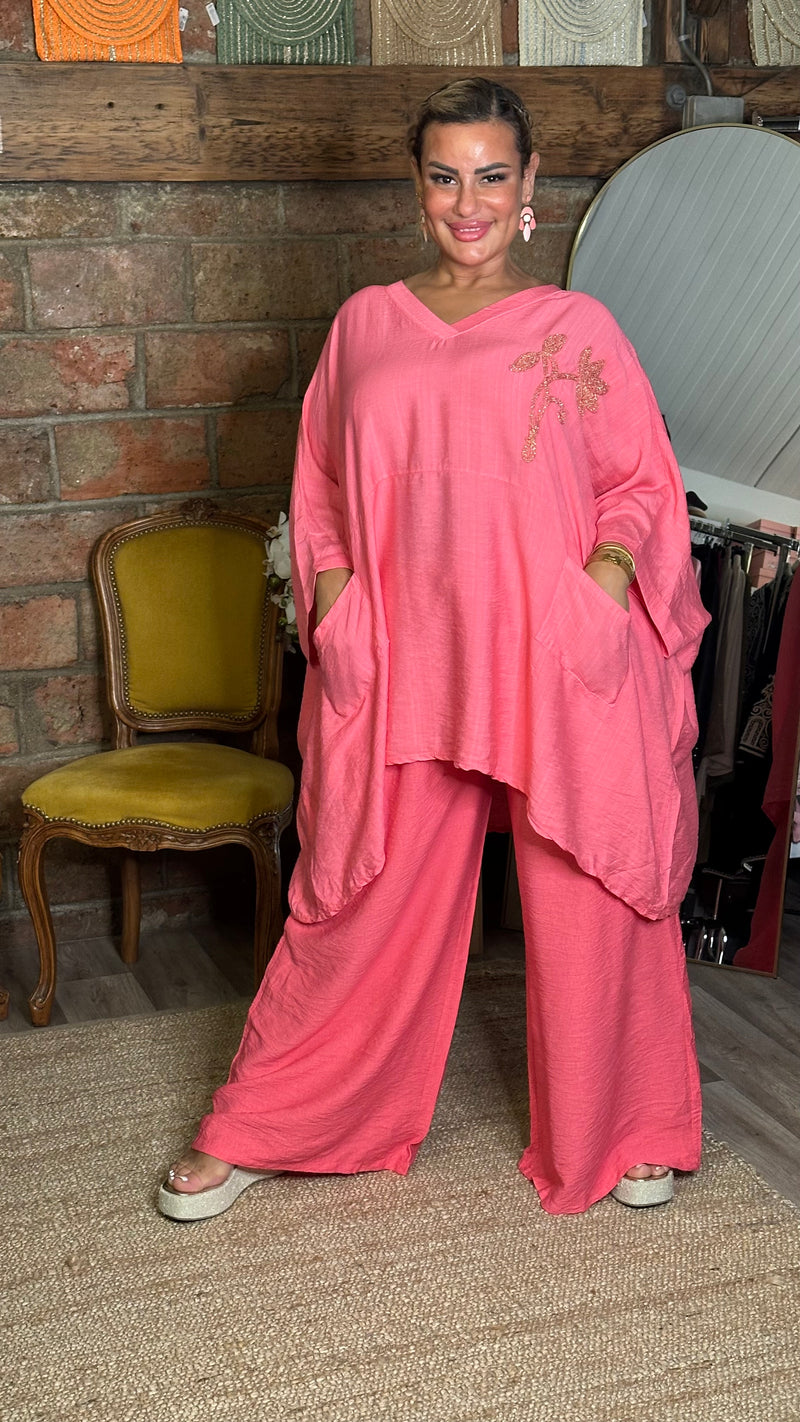 Ensemble fushia