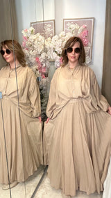 Ensemble blouse & jupe en voile de coton