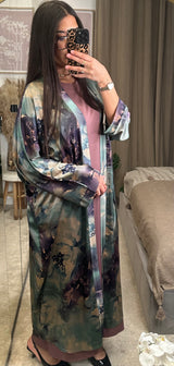 Ensemble kimono + sous-robe assortie – Taille unique