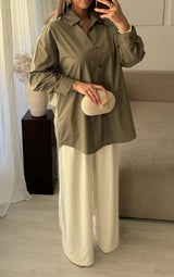 Chemise basique popeline