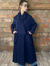 Manteau long en maille