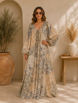 Robe Longue Fleurie Bohème