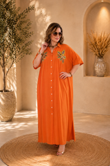 ✨ Robe longue fluide à sequins – Élégance & confort au quotidien ✨
