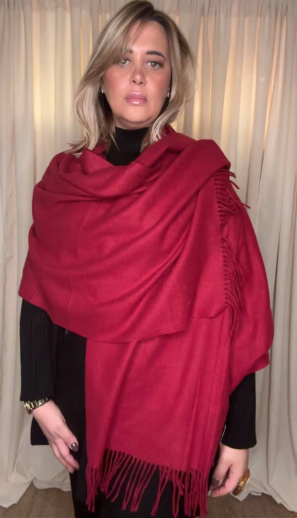 Écharpe/Pashmina en Viscose & Cachemire – Douceur et Élégance