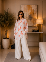 Ensemble chemise Coton broderie anglaise