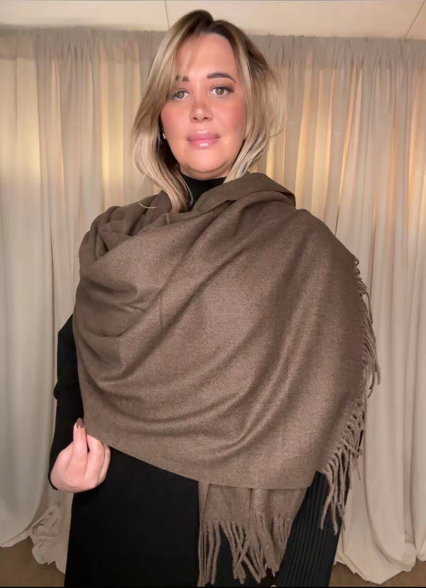 Écharpe/Pashmina en Viscose & Cachemire – Douceur et Élégance