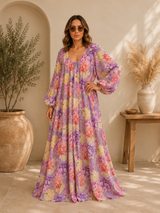 Robe Longue Fleurie Bohème