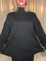 Ensemble Pull et Jupe Longue en Maille