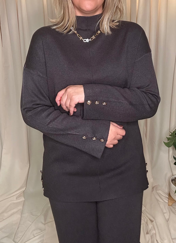 Ensemble pull pantalon en maille