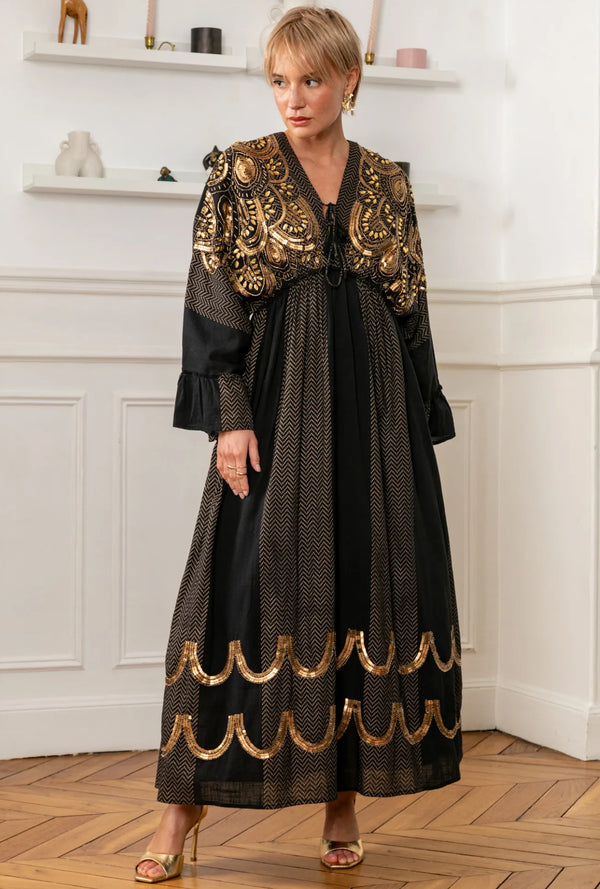 Robe Gold Noire