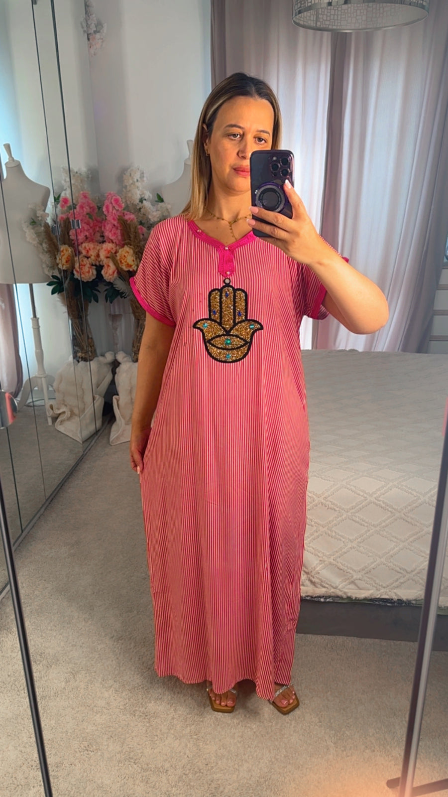 Robe longue khamsa