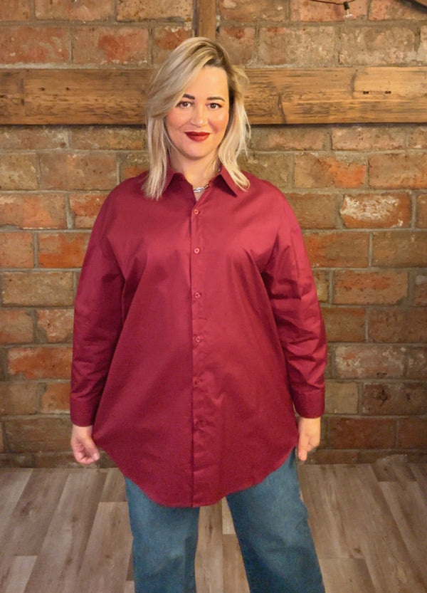 Chemise Oversize Classique – Confort & Élégance