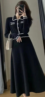 Robe tricotée élégante