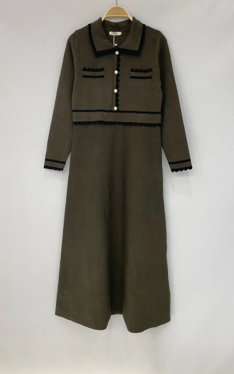 Robe tricotée élégante