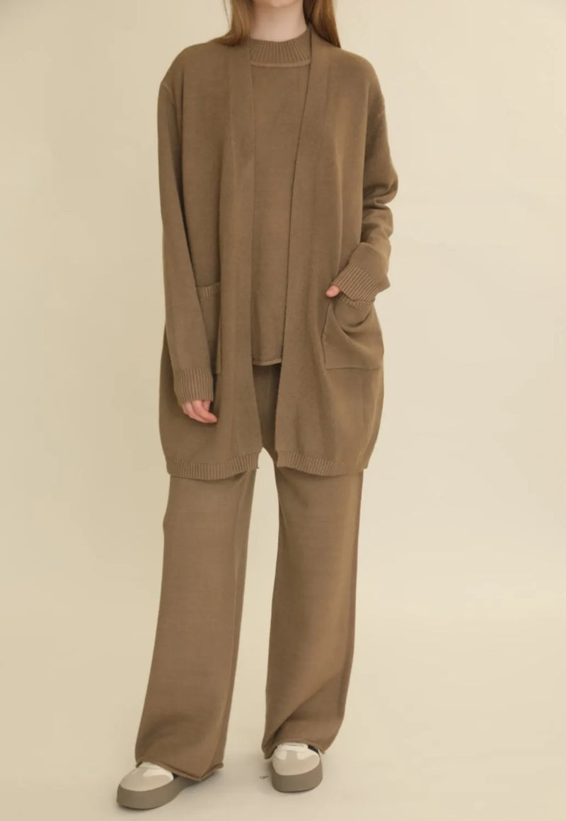 Ensemble 3 Pièces (Débardeur + Gilet + Pantalon )