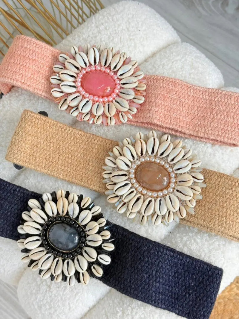 Ceinture coquillages