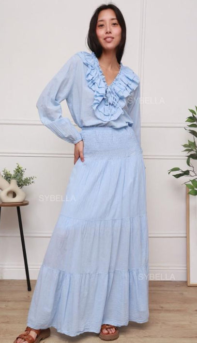 Ensemble voile de coton