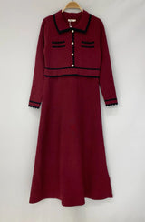 Robe tricotée élégante