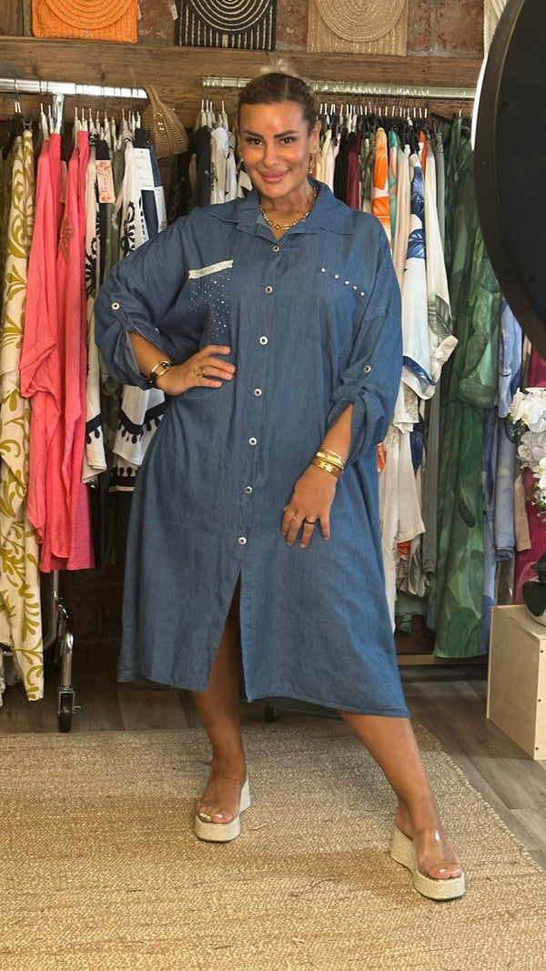 Robe chemise Denima