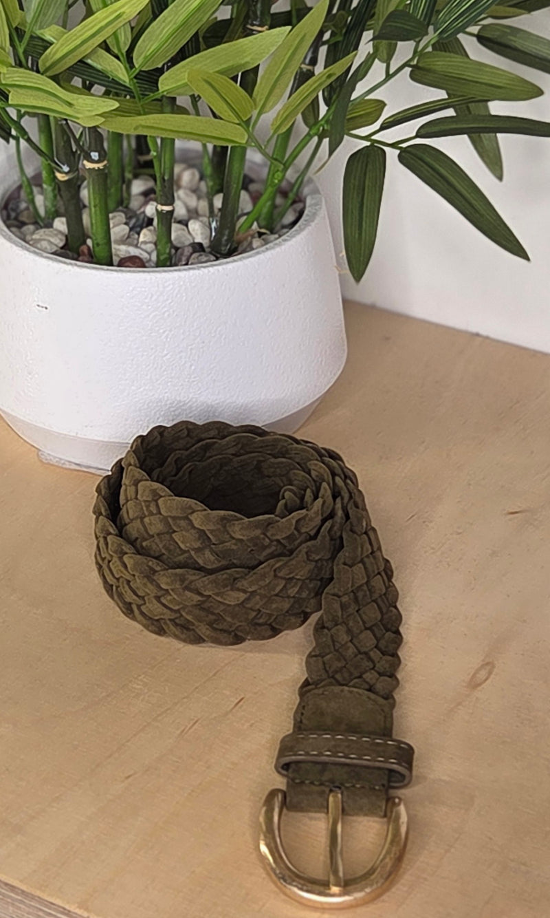 Ceinture tressée