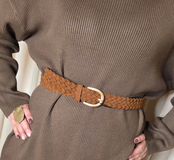 Ceinture tressée