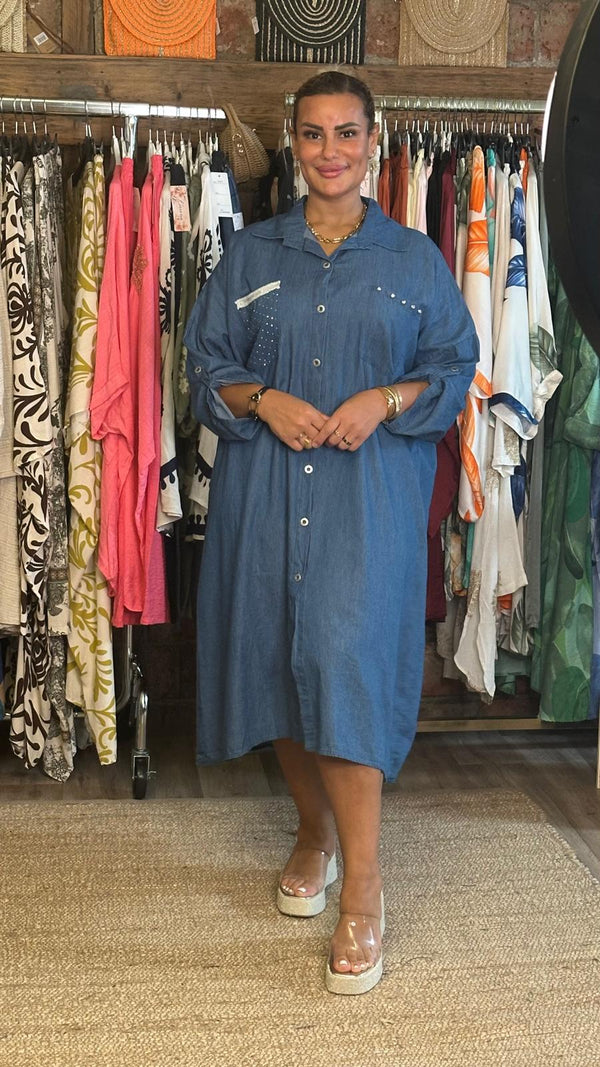 Robe chemise Denima