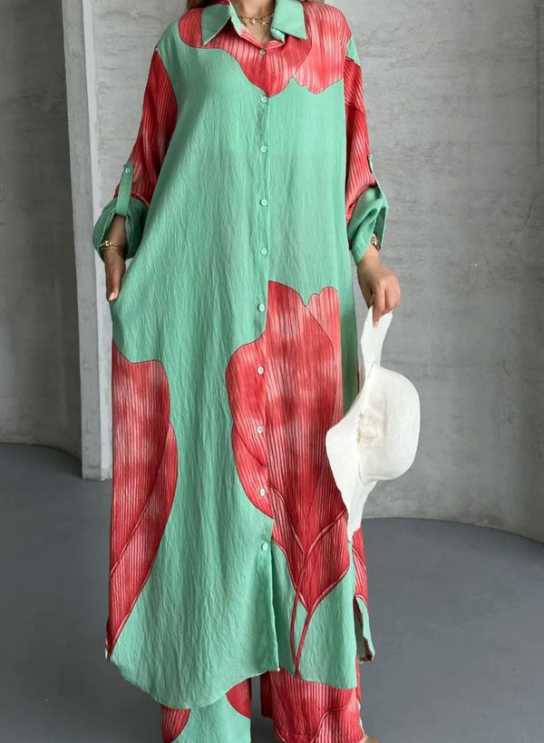Ensemble Muse Vert pastel