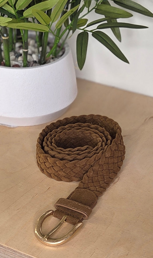 Ceinture tressée