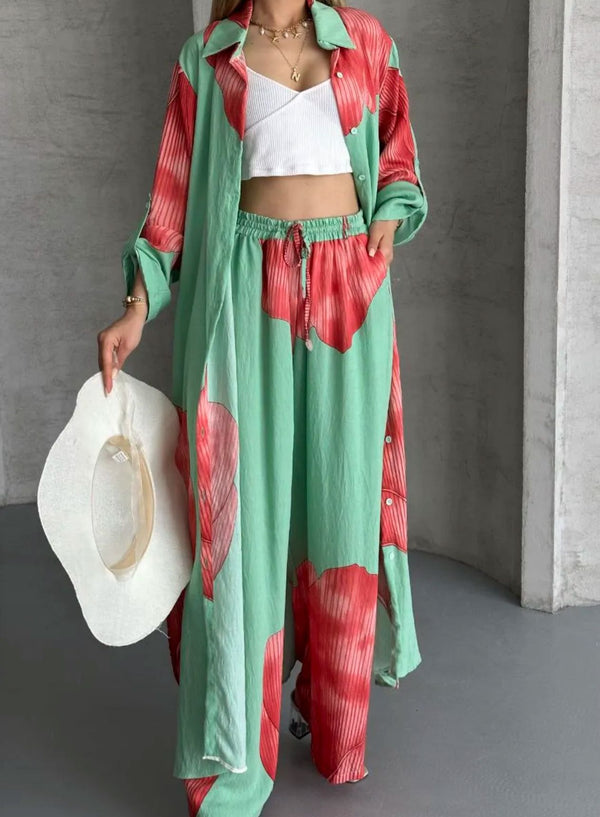 Ensemble Muse Vert pastel
